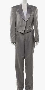 Vtg 1980’s Christian Dior Monsieur Long Tail Gray W/ Pinstripes Tuxedo & Pants